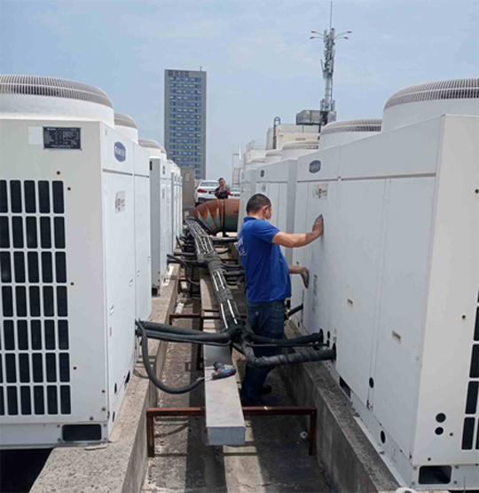 资源中央空调制热和不制冷系统维修方法